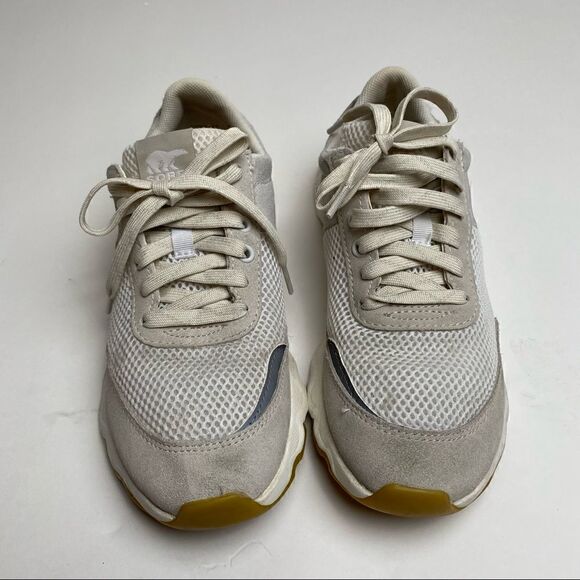 Sorel Kinetic Lace Sneaker White 8.5 Impact Tennis Shoes - Picture 2 of 8